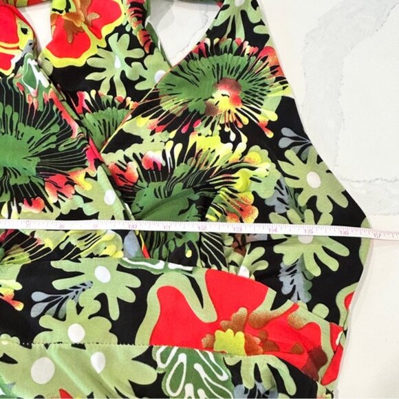 Vintage Early 90s Halter Maxi Summer Dress - Picture 9 of 12